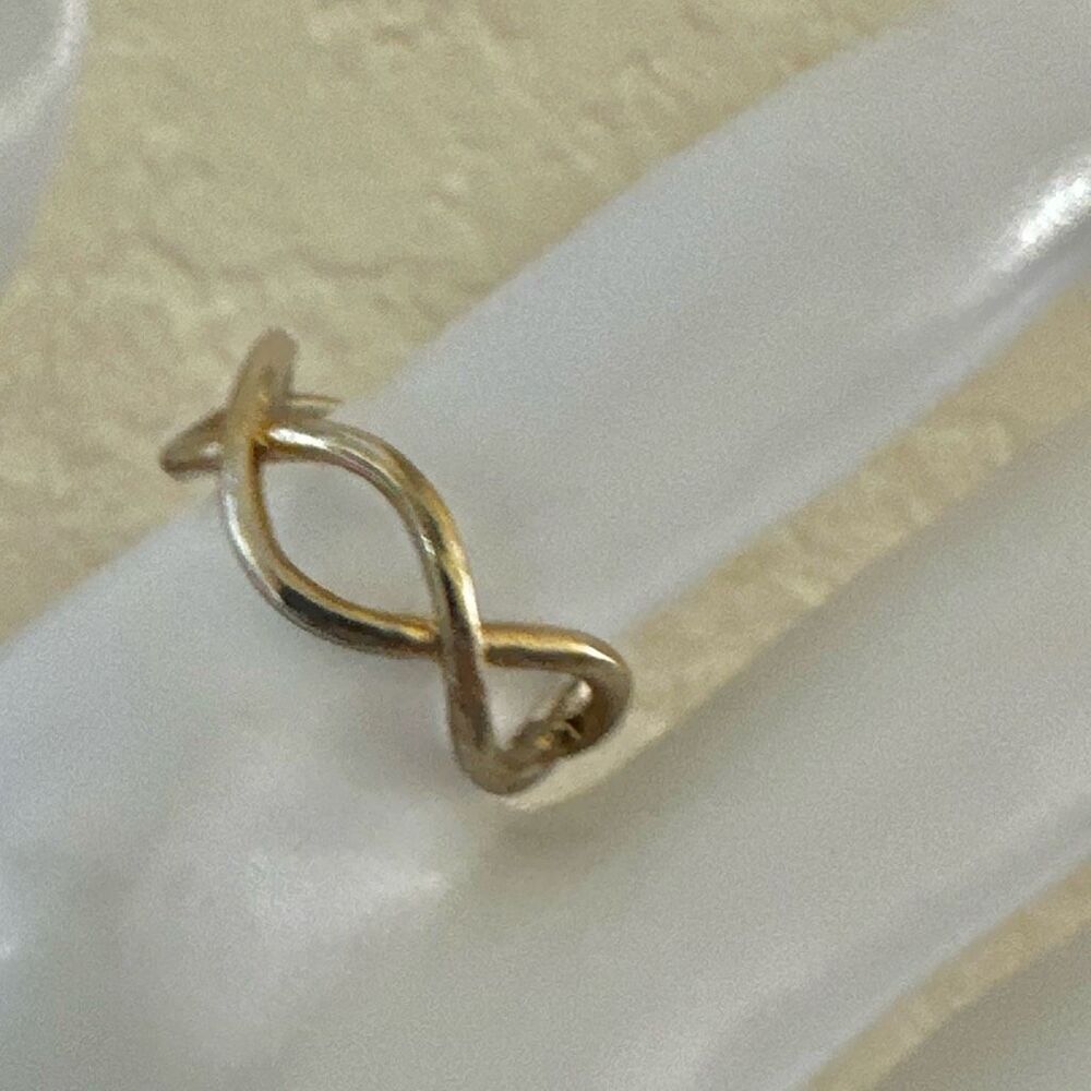 Infinity Twist Band Ring